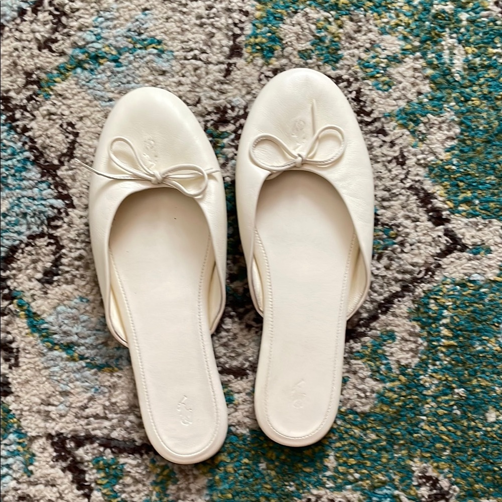 Ballerina slip on mules
